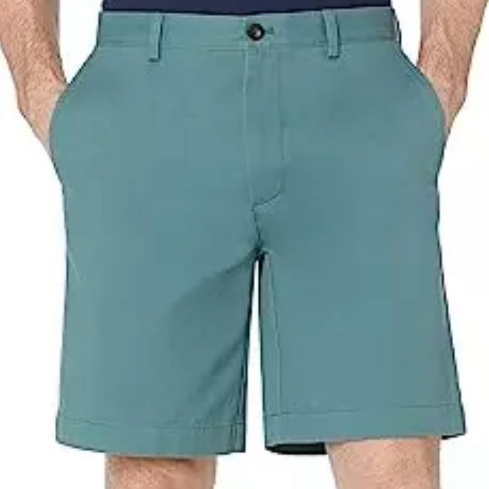 NWT Amazon Essentials Classic Fit 9" Short Sage Green Mens Size 36 Preppy Summer